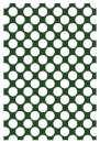 Printed Wafer Paper - Large Polkadot Dark Green